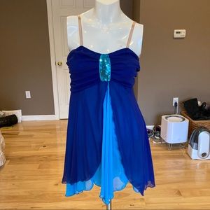 Costume Gallery Large Blue Dance Costume